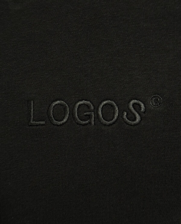 Koszulka damska oversize czarna LOGOS (black) - obrazek 4