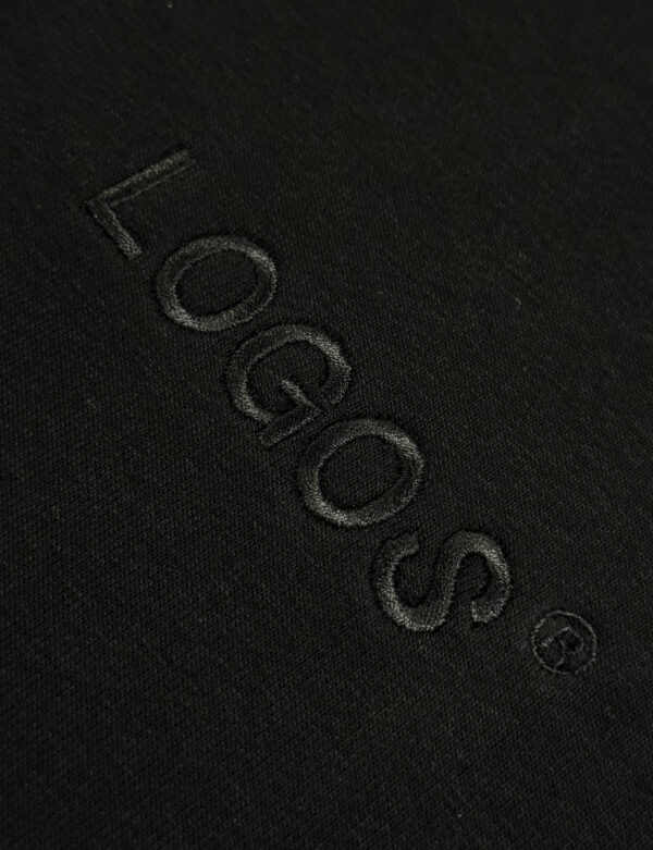 Koszulka damska oversize czarna LOGOS (black) - obrazek 5