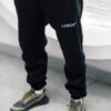 Czarne spodnie dresowe męskie LOGOS ® - obrazek 2