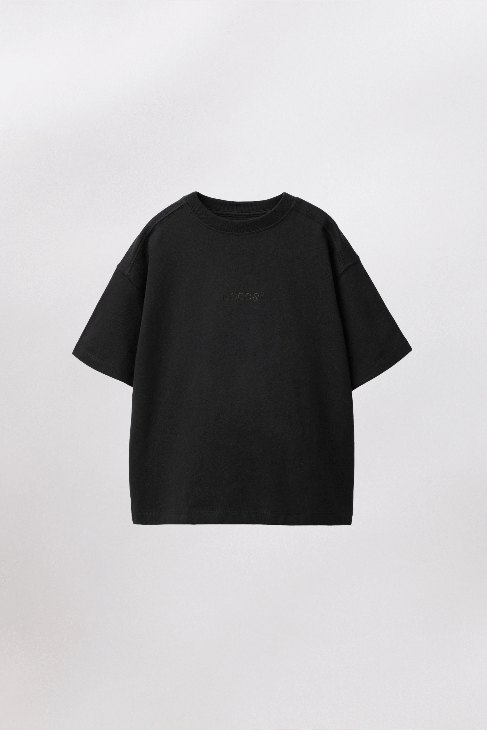 Koszulka damska oversize czarna LOGOS (black)
